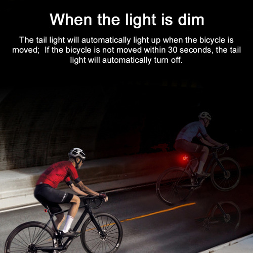 Luz Trasera De Bicicleta Recargable Por Usb De Alta Visibili