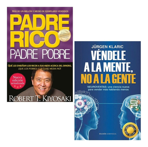 Padre Rico, Padre Pobre + Véndele A La Mente - Nuevos