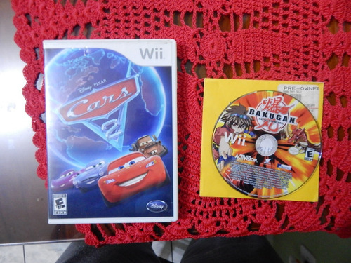 Cars 2 + Bakugan Battle Brawlers (só Disco) Wii Wiiu