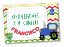 Comprar Kit Imprimible Tractor Mod.1 - Deco Y Candy Bar Tractores