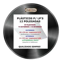 Comprar 30 Plásticos Lp Discos Vinil 15 Externos 0,15 + 15 Internos