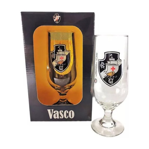 Taça De Cerveja Do Vasco Da Gama 300 Ml Caixa Personalizada