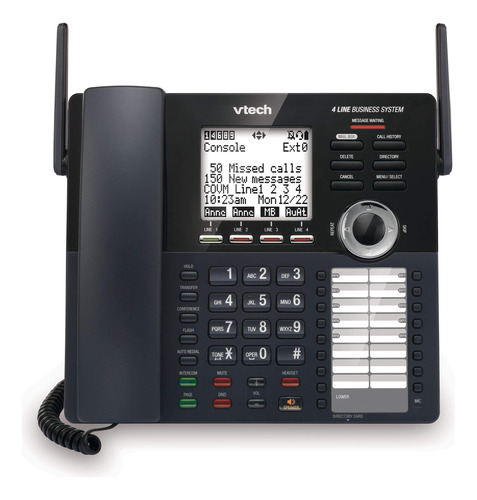 Vtech Cm - Consola Principal - Dect 6.0 4 Líneas Expandibl.