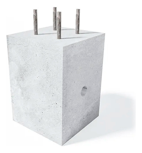 Base De Concreto Rectangular 40x40x120cm