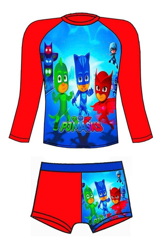 Traje De Baño De Pj Mask Proteccion Uv