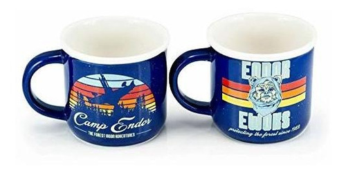 Star Wars Camp Endor Retro Style Tazas | Ewok Forest Camp Of