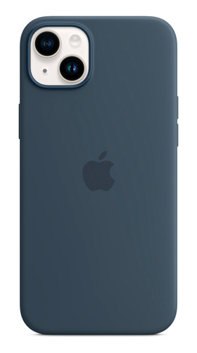 Apple Funda Silicona Magsafe iPhone 14 Plus- Storm Blue