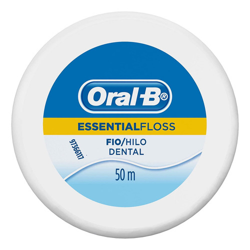 Kit 3 Fio Dental Oral-b Essential Floss Encerado 50 Metros