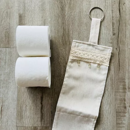 Organizador Para Baño De Tela Porta Papel Higiénico