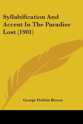 Libro Syllabification And Accent In The Paradise Lost (19...