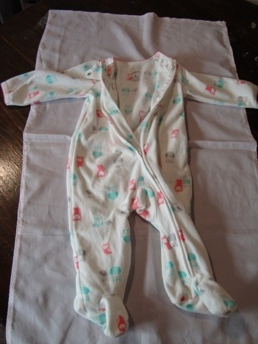 Pijama Carters En Micropolar Talle 6 Meses