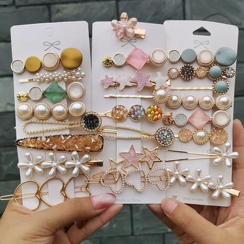 Set De Hermosas Pinzas Para El Cabello ( 10 Unidades)