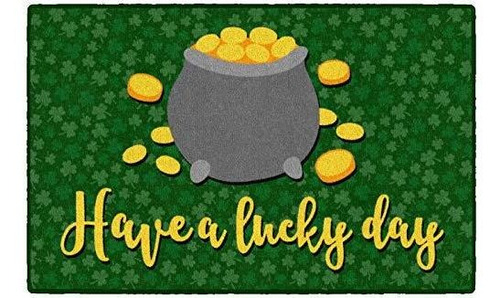 Brumlow Mills St. Paddy's Day Lucky Pot Of Gold Alfombra Lav