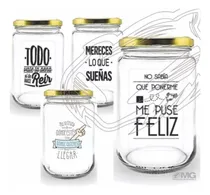 Comprar Sticker Calcos Vinilo Frases Frasco Vasos Souvenier X 18 U