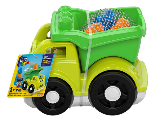 Mega Bloks Primeros Constructores Raphy Recycling Truck, Con