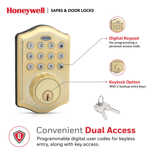 Cerradura Electrónica Inteligente Honeywell Para Puerta De E