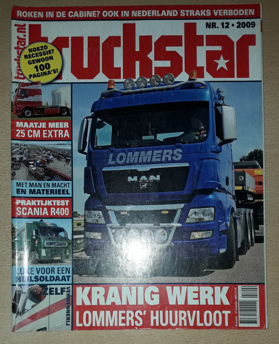 Revista Truckstar N°12 Octubre Noviembre De 2009 Neerlandés