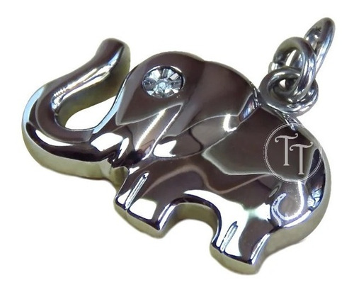 Collar Elefante Morellato En Titanio 18k Diamante 3 Pts