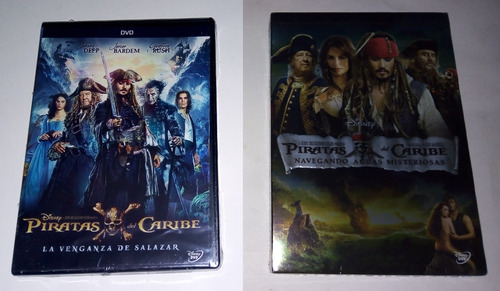 2dvds: Piratas Del Caribe 4 Y 5 ( Aguas + Salazar ) Disney