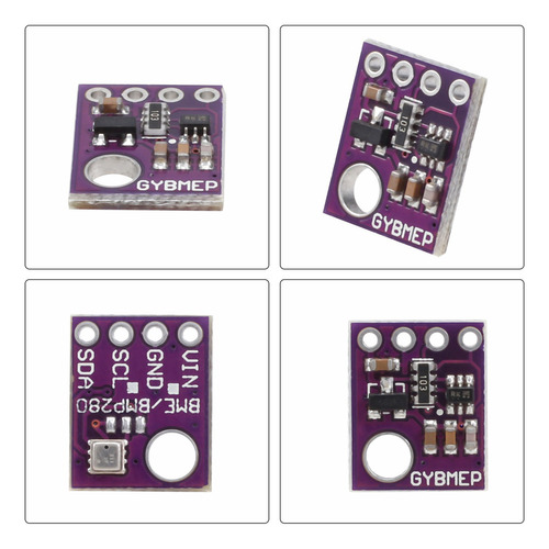 3pcs Bme280 5v Digital Sensor Temperature Humidity Barometri