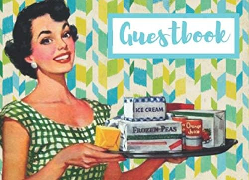 Libro: Guestbook: Retro Fifties For Birthday, Baby Shower,