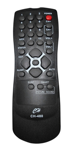 Control Para Tv Philips Generico Tv Antigua Remocon Ch480