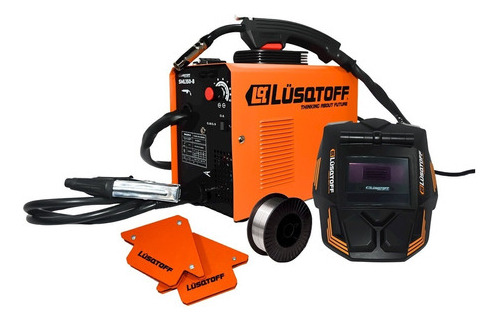 Soldadora inverter Lüsqtoff SML150-8 naranja y negra 50Hz/60Hz 220V