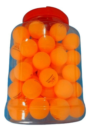 Bolas Pelotas Ping Pong Para Entrenamiento Naranja X 60 Unds