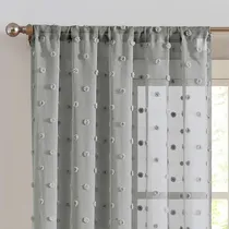 Comprar Jinchan Cortinas Transparentes Con Pom Pom, X 2 Paneles A...