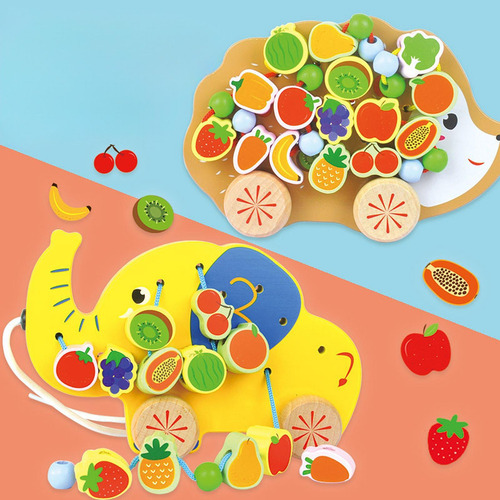Brinquedos De Enfiar, Brinquedos Educativos De Elefante