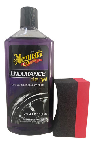 Gel Anti Ozono Llantas Meguiars  Endurance Tire Gel + Aplica