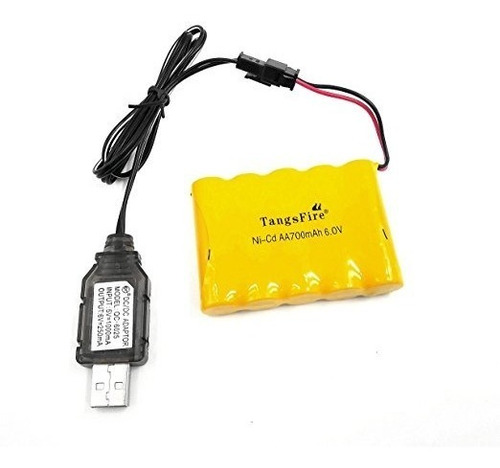 Recargable 6v 700mah Aa Ni-cd Baterías Sm 2p Plug Batería De