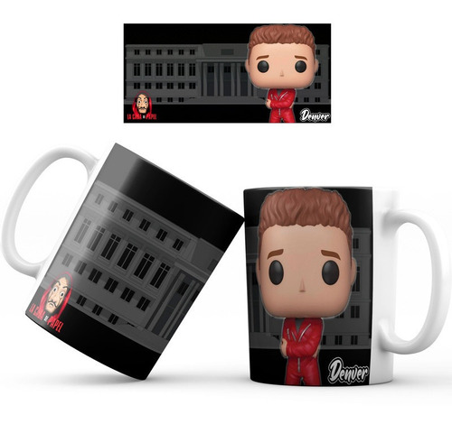 Mug Taza Casa De Papel Funko Pop Regalo 006