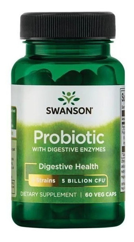 Swanson | Probiotic-digestive Enzymes I 5billioncfu I 60caps