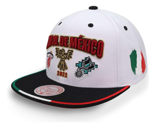Gorra Mitchell And Ness Nba Cdmx Game Two Blanco Unitalla