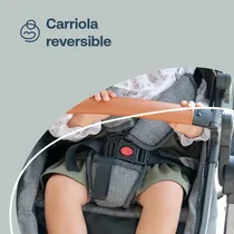 Comprar Carriola Portabebe Bebesit Taurus Carriola Baston Plegable Color Gris