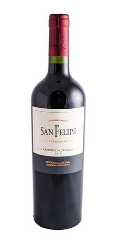 Vino San Felipe Cabernet Sauvignon 750 Ml. Caja 6 Botellas