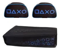 Comprar Kit Capa Horizontal Ps5 Bluray + 2 Estojos Cases Pu002F Controle