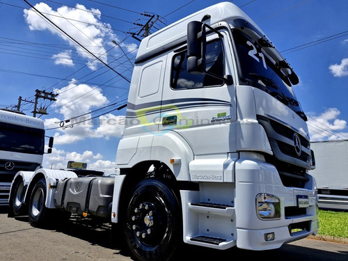 Caminhão Mb 2536 Axor 6x2 Cabine Leito Automático Susp Mola