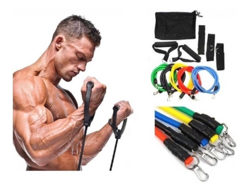 Kit Bandas De Resistencia Fitnes Gym