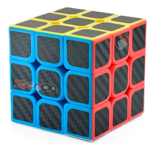 Cubo Rubik 3x3x3 Fibra De Carbono Cubo Mágico Rapido