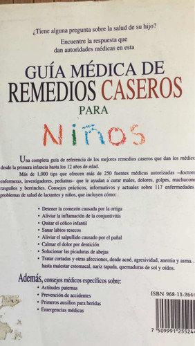 Guía Médica De Remedios Caseros Para Niños (Usado)