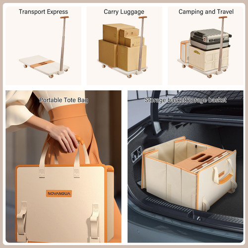 Carrito Vagón Plegable Portátil Multiusos Resistente Cámping