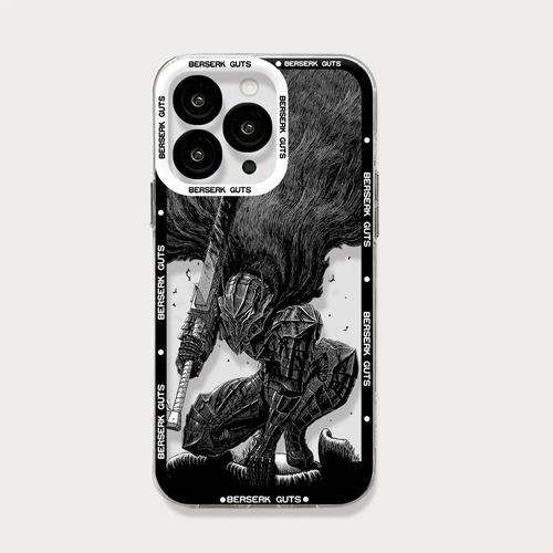 Funda De Teléfono Berserk Guts Anime Para Phone 15, 14, 13