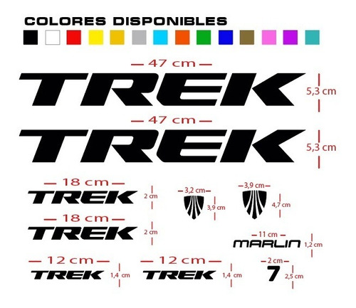 Stickers Trek Marlin 7