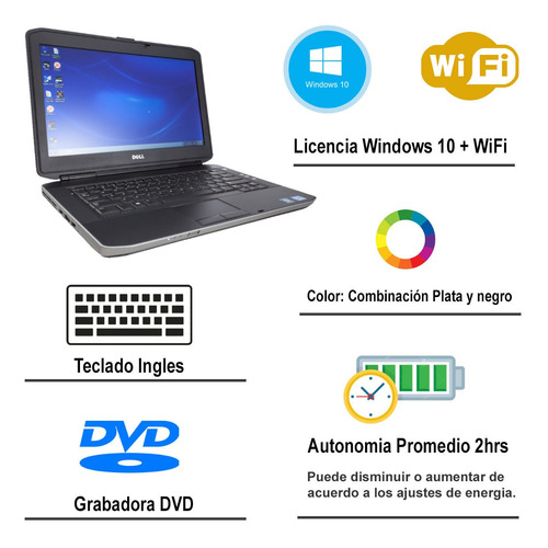 Imagen 4 de 10 de Laptop Notebook Dell E5430 I5 Ssd 240gb 8gb 14 Pulgadas Wifi