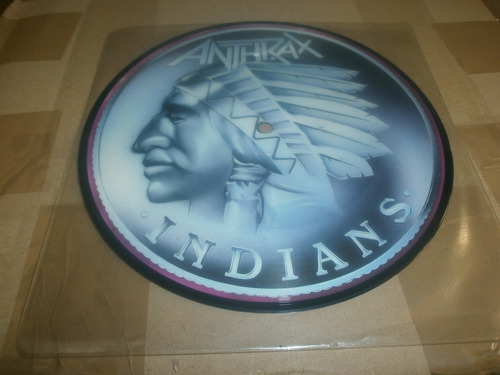 Anthrax Indians Simple 7 Pic Disc