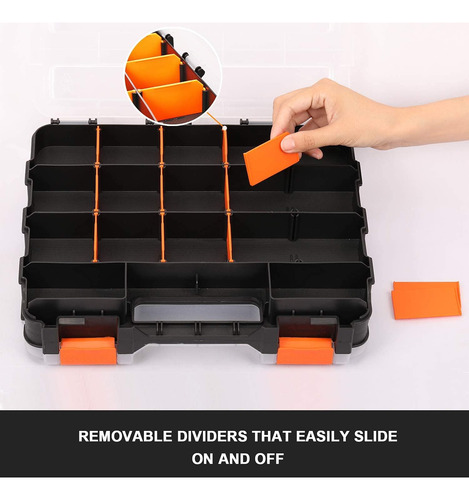 Mayouko Double Side Tools Organizer, Customizable Removab...