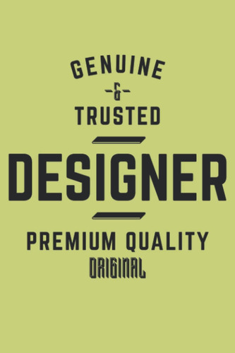 Libro: Diario De Diseñador Genuino Y Confiable Y Divertido
