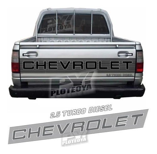 Calcos Porton Chevrolet Luv + 2.5 Turbo Diesel - Ploteoya